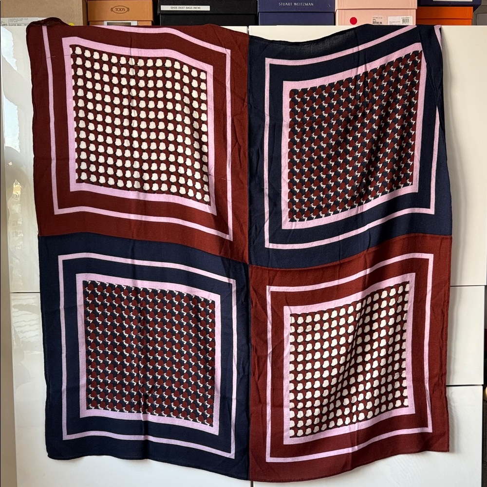J Crew Geometric Patterned Scarf